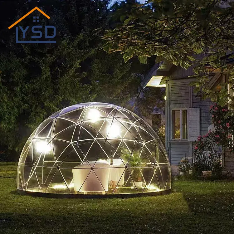 Onde as tendas transparentes da TPU podem ser usadas?