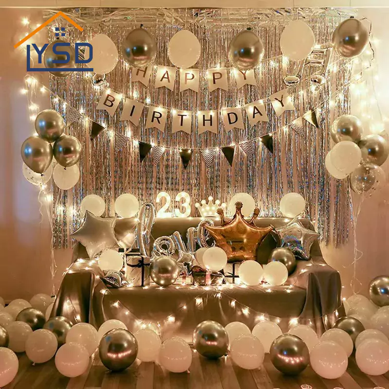 Conjunto de balões de aniversário
