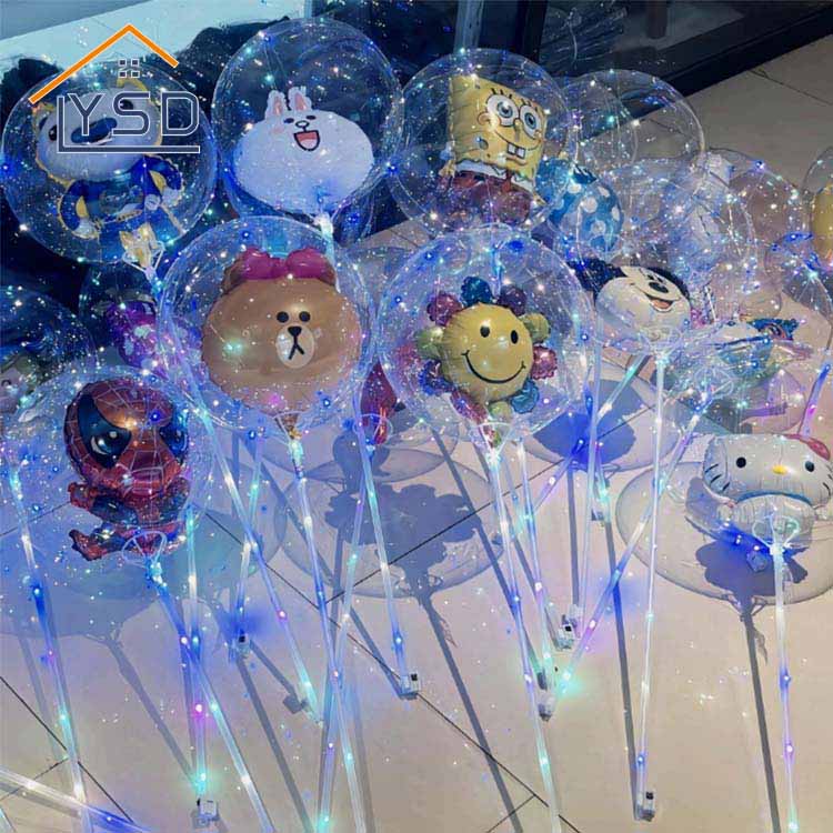 Bobo Balloon Set com mini balão de papel alumínio