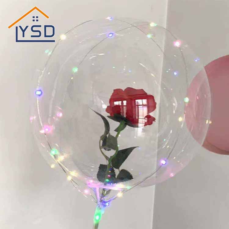 Bobo balão com flor