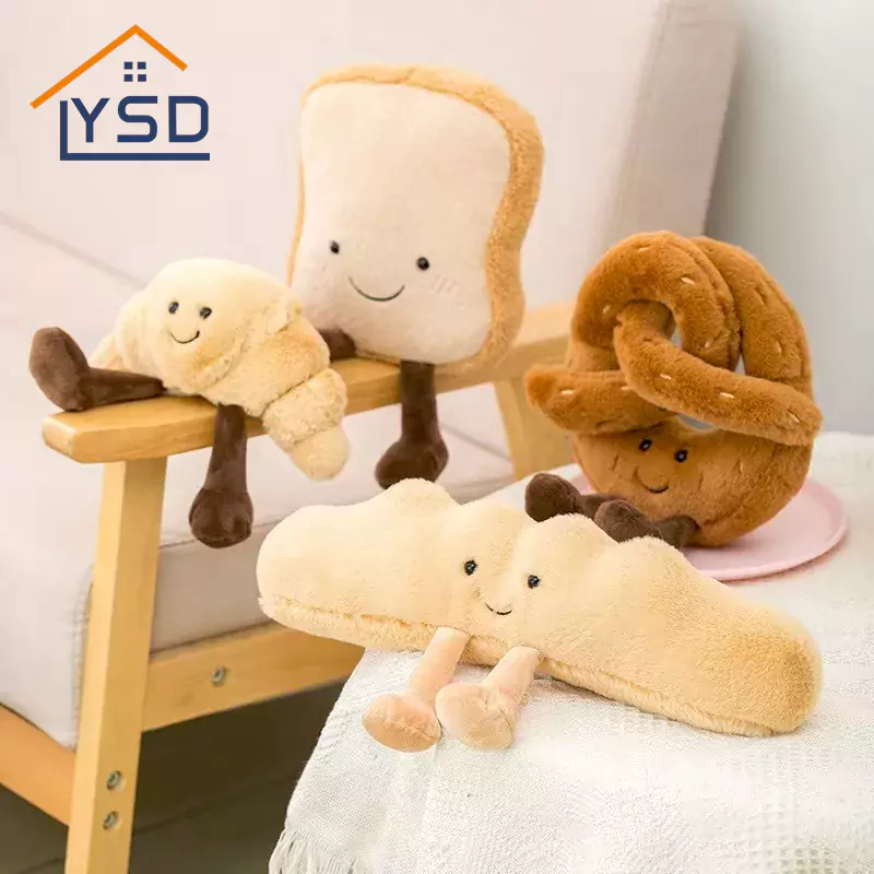 Brinquedos de pelúcia de pão