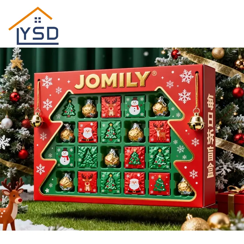 Caixas cegas para presentes de Natal