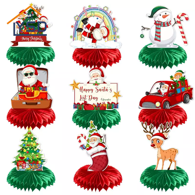 Ornamento do favo de mel de Natal