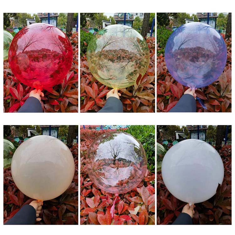 Balão de cristal colorido