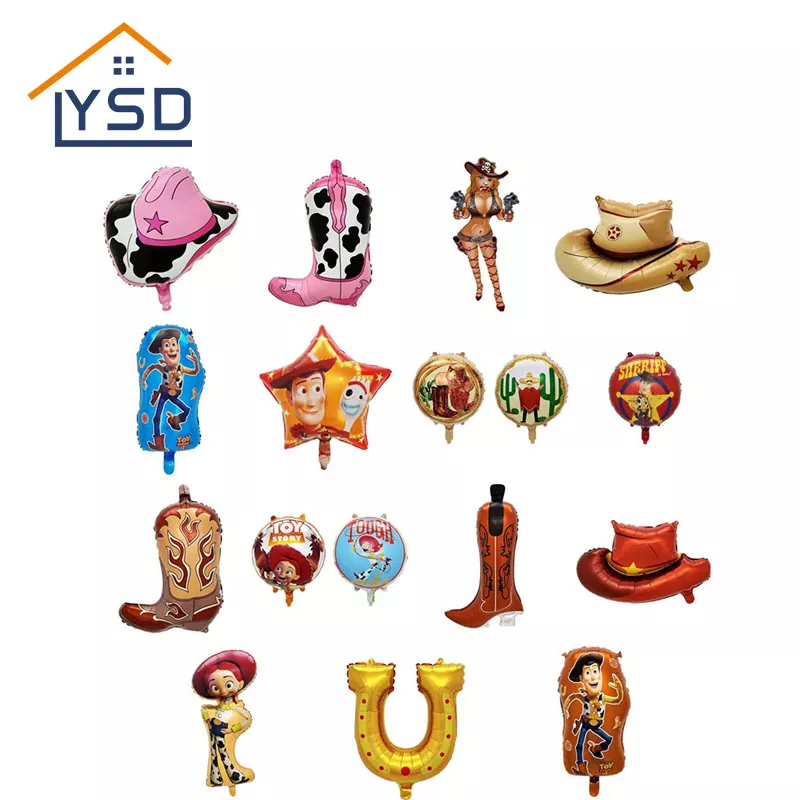 Balão de folha de cowboy