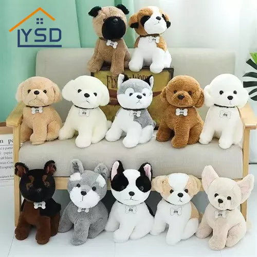 Brinquedos de pelúcia de cachorro