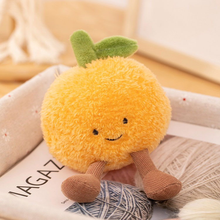soft orange plush toys
