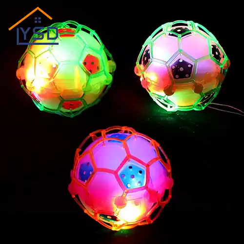 Futebol dançante iluminado