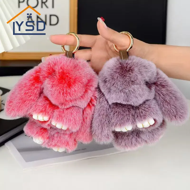Pluxh Bunny Keychain