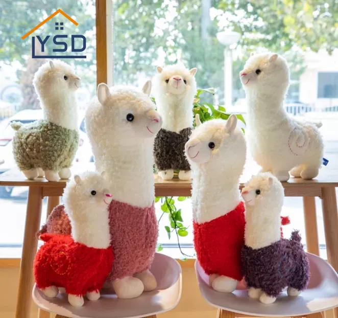 Alpaca de brinquedo de pelúcia