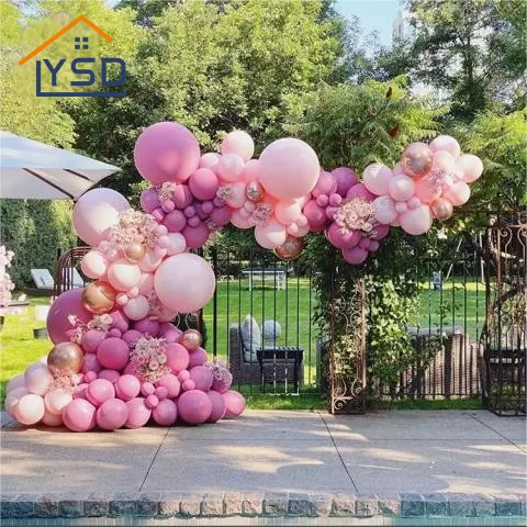 Arco de balão de festa da piscina