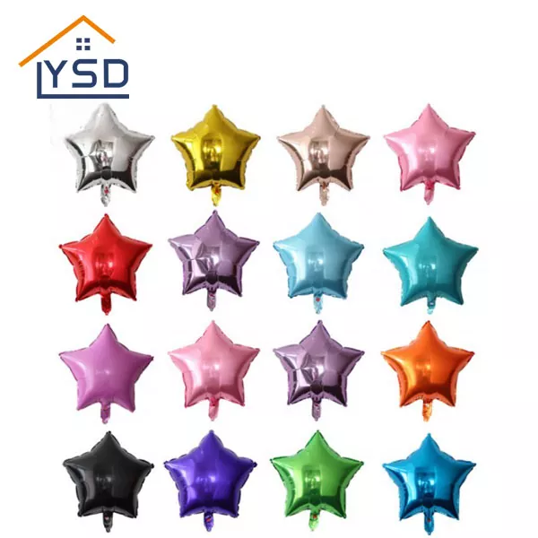 Balões pequenos de estrela